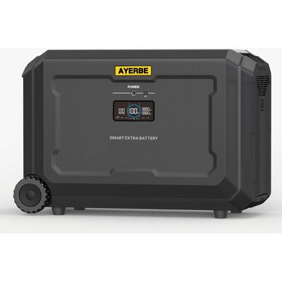 Batería Externa Ayerbe 5040 Wh Lifepo4 Compatible Con Estación Ay-5040, 5040 W Máx, Salida Y Entrada Dc 48 V, +3500 Ciclos, Para Uso Profesional Y Energía De Respaldo Batería Externa Ayerbe 5040 Wh Lifepo4 Compatible Con Estación Ay-5040, 5040 W Máx, Salida Y Entrada Dc 48 V, +3500 Ciclos, Para Uso Profesional Y Energía De Respaldo