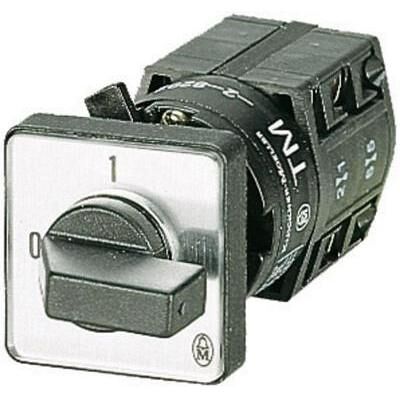 Interruptor de leva Eaton TM-1-8291/E - 10A, 90°, Gris/Negro - Conmutador de leva Interruptor de leva Eaton TM-1-8291/E - 10A, 90°, Gris/Negro - Conmutador de leva