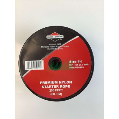 Briggs & Stratton Rollo De Cuerda 250030 790965 Diam. 3,2 Mm 62 Metros Briggs & Stratton Rollo De Cuerda 250030 790965 Diam. 3,2 Mm 62 Metros