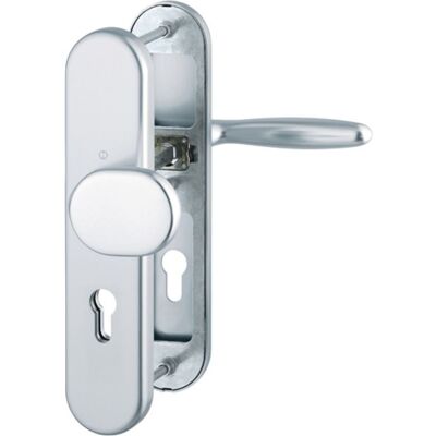 Conjunto de cerradura en aluminio Hoppe - Cilindro y protección para puertas 42-47mm Conjunto de cerradura en aluminio Hoppe - Cilindro y protección para puertas 42-47mm