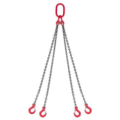 OEM Polipasto De Cadena, Eslinga De Cadena De 4 Ganchos De 6,3 Mm X 1,5 M, Aleación De Acero G80 De Alta Resistencia, Capacidad De 2993 Kg, Para Asegurar Y Remolcar Cargas, 1780 X 295 X 50 Mm OEM Polipasto De Cadena, Eslinga De Cadena De 4 Ganchos De 6,3 Mm X 1,5 M, Aleación De Acero G80 De Alta Resistencia, Capacidad De 2993 Kg, Para Asegurar Y Remolcar Cargas, 1780 X 295 X 50 Mm