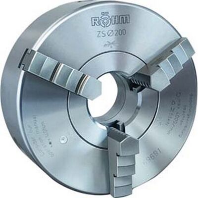 ROHM Mandril (portabroca) De 3 Bocas Zg N° 315, Hierro Fundido, Tamaño Ø : 125 Mm, Cono Corto Kk 4, Ø De Agujero Atravesado E 32 Mm, Velocidad Máx. : 4000 Tr/mn ROHM Mandril (portabroca) De 3 Bocas Zg N° 315, Hierro Fundido, Tamaño Ø : 125 Mm, Cono Corto Kk 4, Ø De Agujero Atravesado E 32 Mm, Velocidad Máx. : 4000 Tr/mn