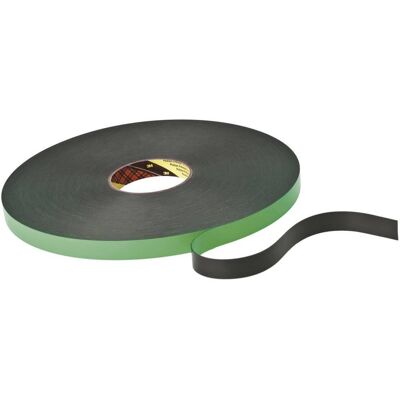 Cinta de espuma doble cara 3M 9508B - Negro - 19mm x 66m Cinta de espuma doble cara 3M 9508B - Negro - 19mm x 66m