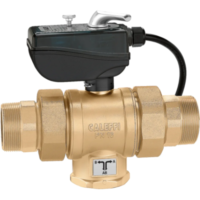Válvula De Bola Motorizada De Tres Vías Con Perforación En "t" Caleffi 638t 230v - 2" Válvula De Bola Motorizada De Tres Vías Con Perforación En "t" Caleffi 638t 230v - 2"