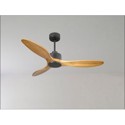 KLASSFAN Modulo Slim Ring - Super Destratificateur Et Ventilateur Dc 132 Cm Noir Pales Bois Blanc Idéal 26 À 40 M² KLASSFAN Modulo Slim Ring - Super Destratificateur Et Ventilateur Dc 132 Cm Noir Pales Bois Blanc Idéal 26 À 40 M²