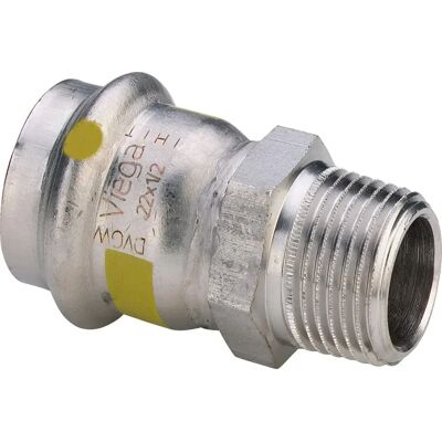 Viega Sanpress Inox G Conector - 35mm, R 1 1/4, Acero Inoxidable Viega Sanpress Inox G Conector - 35mm, R 1 1/4, Acero Inoxidable