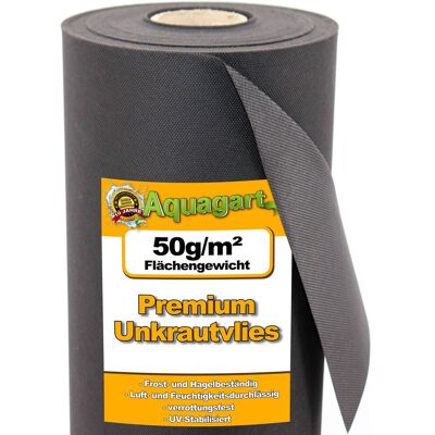 Aquagart - 88 M² De Lámina Para Mantillo, Tela Para Mantillo, Vellón De 50 G, 1,6 M De Ancho Aquagart - 88 M² De Lámina Para Mantillo, Tela Para Mantillo, Vellón De 50 G, 1,6 M De Ancho