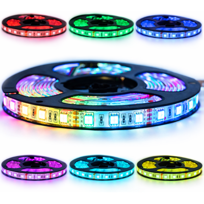 SYSLED Kit De Cinta Profesional 5050 - 60 Leds/m - 1m, 2.5m, 5 O 10 Metros A Elegir - Rgb Anti-salpicaduras (ip65) Longitud: 5 Metros - Control Remoto Del Controlador: No Está Incluido - Transformador: Fuen SYSLED Kit De Cinta Profesional 5050 - 60 Leds/m - 1m, 2.5m, 5 O 10 Metros A Elegir - Rgb Anti-salpicaduras (ip65) Longitud: 5 Metros - Control Remoto Del Controlador: No Está Incluido - Transformador: Fuen
