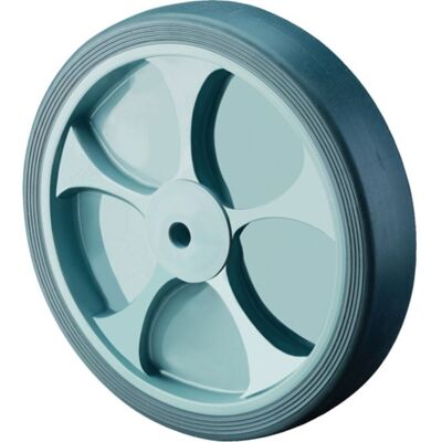 Bs Rollen - Rueda De Repuesto D.80mm Capacidad De Carga 100kg Goma Gris Eje-d.12mm Longitud Buje 40mm Bs Rollen - Rueda De Repuesto D.80mm Capacidad De Carga 100kg Goma Gris Eje-d.12mm Longitud Buje 40mm