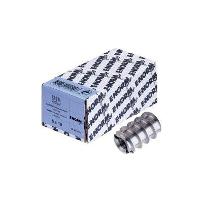 E-NORMpro Tuerca de Inserción M6 x 18 x 12HP - Acero, 50 piezas E-NORMpro Tuerca de Inserción M6 x 18 x 12HP - Acero, 50 piezas