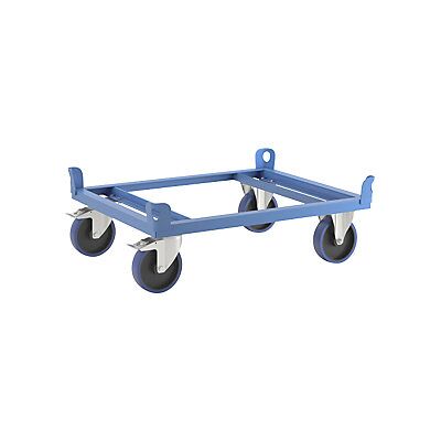 Eurokraft - Chasis Rodante De Acero Para Palets De 1000 X 800 Mm Carga Eurokraft - Chasis Rodante De Acero Para Palets De 1000 X 800 Mm Carga