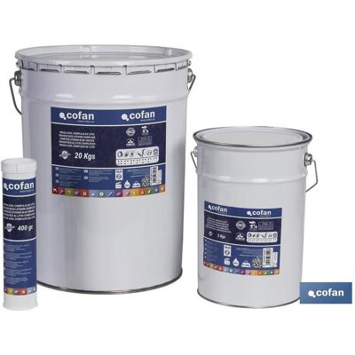 Grasa Azul Compleja De Litio Envase 5 Kg , Permite Un Amplio Margen De Temperatura De Operación (altas Temperaturas) Y Con Una Alta Estabilidad A La Oxidación, Permitiendo Ti - Cofan Grasa Azul Compleja De Litio Envase 5 Kg , Permite Un Amplio Margen De Temperatura De Operación (altas Temperaturas) Y Con Una Alta Estabilidad A La Oxidación, Permitiendo Ti - Cofan