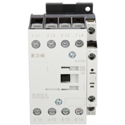 Contactor Eaton Moeller 4 polos 24V DC 32A - 7,5kW Contactor Eaton Moeller 4 polos 24V DC 32A - 7,5kW