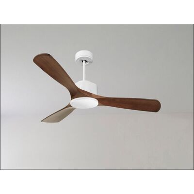 Tenerife De Klassfan-super Destratificateur Et Ventilateur Dc 132 Cm Laiton Pales Marron Lumière Dimmable 25 À 35 M² Tenerife De Klassfan-super Destratificateur Et Ventilateur Dc 132 Cm Laiton Pales Marron Lumière Dimmable 25 À 35 M²