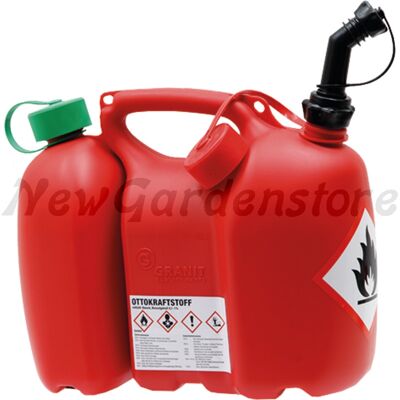 NEWGARDEN Depósito Doble Combinado 6 Litros Y 3 Litros Mezcla Y Aceite Cadena 32270439 NEWGARDEN Depósito Doble Combinado 6 Litros Y 3 Litros Mezcla Y Aceite Cadena 32270439