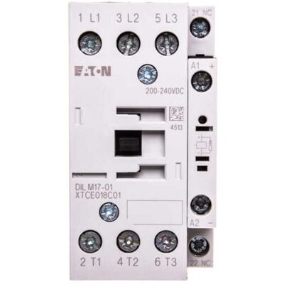 Eaton Contactor De Potencia 18a 3p 200-240v Cc 0z 1r Dilm17-01(rdc240) 277053 Eaton Contactor De Potencia 18a 3p 200-240v Cc 0z 1r Dilm17-01(rdc240) 277053