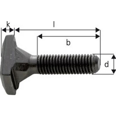 Tornillo de ranura en T M24 x 100 mm - Sujetador en T Tornillo de ranura en T M24 x 100 mm - Sujetador en T