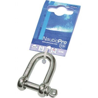 Posamo - Grilletes Acero Inoxidable 1.4401 8mm A 1 Unidades (por 10) Posamo - Grilletes Acero Inoxidable 1.4401 8mm A 1 Unidades (por 10)