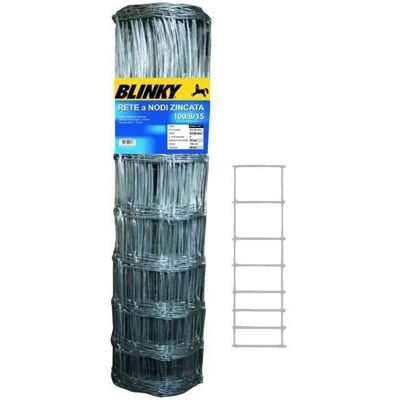 Vigor Red De Blinky Zincada Con Nudos Rollo De 50 Metros 145/18/15 Vigor Red De Blinky Zincada Con Nudos Rollo De 50 Metros 145/18/15