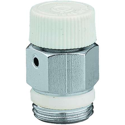 Válvula de purga de aire para radiadores - 3/8" PTFE - Cromo Válvula de purga de aire para radiadores - 3/8" PTFE - Cromo