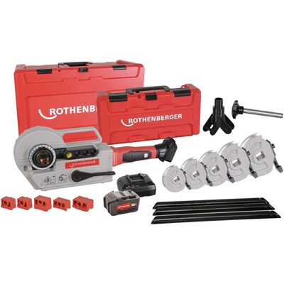 Rothenberger Robend 4000E Kit de doblado de tubos inalámbrico - 15-28mm Rothenberger Robend 4000E Kit de doblado de tubos inalámbrico - 15-28mm
