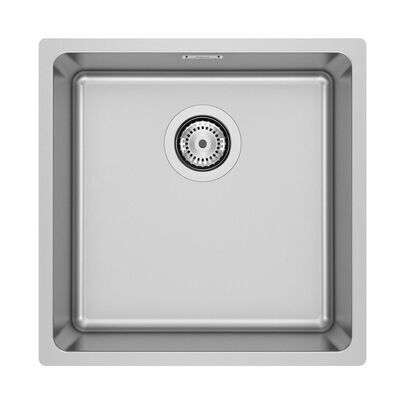 Roca - Fregadero De 1 Cubeta De Acero Inoxidable Roma Medidas: 400x400x200 Mm Roca - Fregadero De 1 Cubeta De Acero Inoxidable Roma Medidas: 400x400x200 Mm