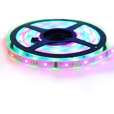 SYSLED Kit De Cinta Led 5050 "6803 Magic Led" - 5 Metros Rgb Impermeable (ip67) Con Controlador Y Transformador Longitud: 5 Metros - Control Remoto Del Controlador: No Está Incluido - Transformador: Fuente SYSLED Kit De Cinta Led 5050 "6803 Magic Led" - 5 Metros Rgb Impermeable (ip67) Con Controlador Y Transformador Longitud: 5 Metros - Control Remoto Del Controlador: No Está Incluido - Transformador: Fuente
