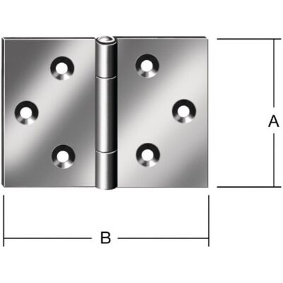 Vormann - Bisagra H.30mm An.45mm S.0.9mm Sta Azul Galvanizado, Laminado, Ancho (por 50) Vormann - Bisagra H.30mm An.45mm S.0.9mm Sta Azul Galvanizado, Laminado, Ancho (por 50)