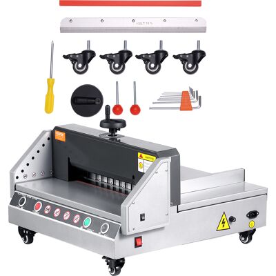 Vevor Cortador De Papel Electrico, Guillotina De Papel, Anchura De Corte 0-330, Recortador De Cuero Electrico, Grosor De Corte De 40 Mm, Máquina De Corte De Papel De Escritorio E Industrial Vevor Cortador De Papel Electrico, Guillotina De Papel, Anchura De Corte 0-330, Recortador De Cuero Electrico, Grosor De Corte De 40 Mm, Máquina De Corte De Papel De Escritorio E Industrial