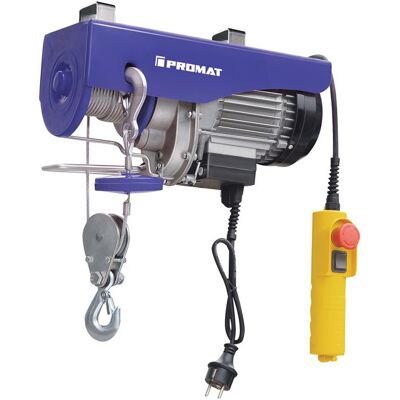 Polipasto Eléctrico Trgf.300 / 600kg Potencia Del Motor 1050w Altura De Elevación (longitud Del Cable) 12 / 6m Promat Polipasto Eléctrico Trgf.300 / 600kg Potencia Del Motor 1050w Altura De Elevación (longitud Del Cable) 12 / 6m Promat