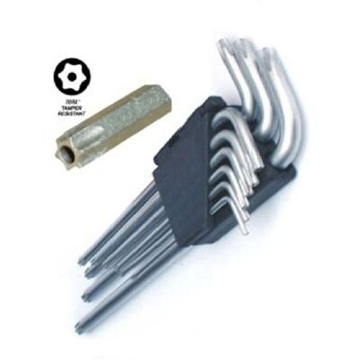 Trade Shop - Juego De Torx De Acero Chiavini 9 Piezas De T10 A T50 Profesional Con Carcasa - Trade Shop - Juego De Torx De Acero Chiavini 9 Piezas De T10 A T50 Profesional Con Carcasa -