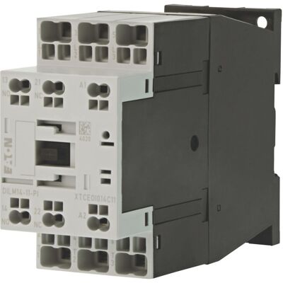 Eaton Contactor, 3 Polos, 380 V 400 V 6,8 Kw, 1 Nc, 1 No, 230 V 50 Hz, 240 V 60 Hz, Accionamiento De Ca, Bornes Push-in, 199274 Eaton Contactor, 3 Polos, 380 V 400 V 6,8 Kw, 1 Nc, 1 No, 230 V 50 Hz, 240 V 60 Hz, Accionamiento De Ca, Bornes Push-in, 199274