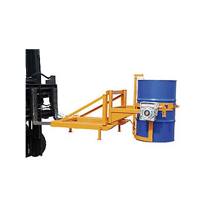 Eurokraft pro Volcador de bidones - Volcador de bidones, Amarillo Naranja Eurokraft pro Volcador de bidones - Volcador de bidones, Amarillo Naranja