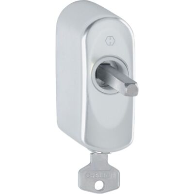 Manija de ventana HOPPE EUS950S - Secustik, con cerradura - Acero inoxidable Manija de ventana HOPPE EUS950S - Secustik, con cerradura - Acero inoxidable
