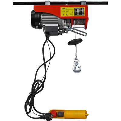 Wiltec Polipasto Eléctrico 540w Cabrestante Hasta 125/250kg Altura De Elevación Máxima De 12/6m Wiltec Polipasto Eléctrico 540w Cabrestante Hasta 125/250kg Altura De Elevación Máxima De 12/6m
