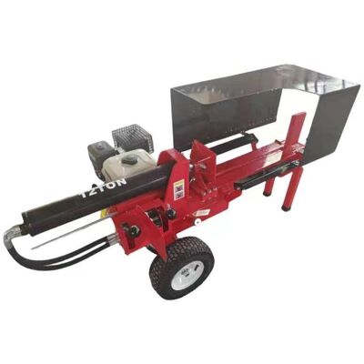 Varan Motors - Ls12t Cortadora De Troncos Térmica De 6,5 Cv, 12 Toneladas, Hasta 35 Cm De Diámetro Con Jaula Protectora Varan Motors - Ls12t Cortadora De Troncos Térmica De 6,5 Cv, 12 Toneladas, Hasta 35 Cm De Diámetro Con Jaula Protectora