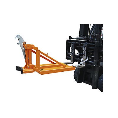 Bauer - Elevador De Bidones Para 1 Bidón Con Tapa Amarillo Naranja Bauer - Elevador De Bidones Para 1 Bidón Con Tapa Amarillo Naranja