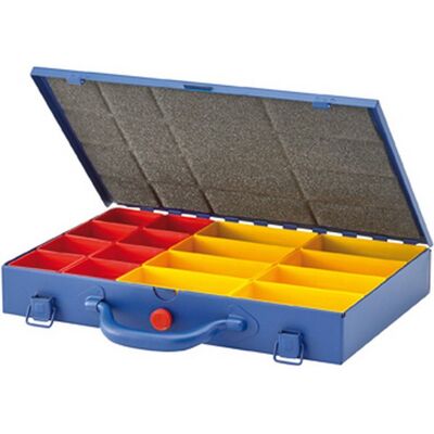 Caja de herramientas de acero Raaco - 16 cajas, 50mm de altura Caja de herramientas de acero Raaco - 16 cajas, 50mm de altura