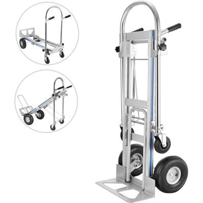 Vevor - 3 En 1 Carretilla De Mano Plegable 350 Kg, Carro Con Ruedas, Carro De Transporte Apilable Manipulación Manual De Servicio Pesado, Fácil De Operar Vevor - 3 En 1 Carretilla De Mano Plegable 350 Kg, Carro Con Ruedas, Carro De Transporte Apilable Manipulación Manual De Servicio Pesado, Fácil De Operar