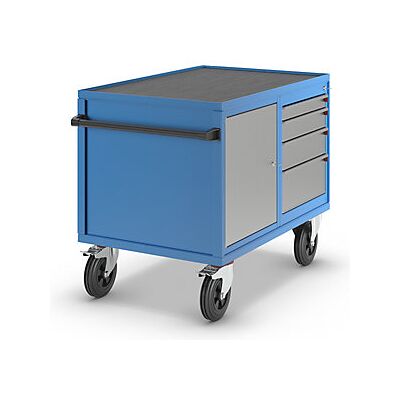 EUROKRAFT Carro De Montaje Carga Máx 500 Kg 1 Armario 4 Cajones EUROKRAFT Carro De Montaje Carga Máx 500 Kg 1 Armario 4 Cajones