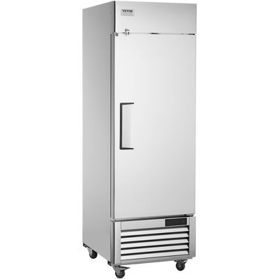 Refrigerador Comercial De 570 L, Refrigerador Vertical De Una Sola Puerta, Refrigerador De Acero Inoxidable Con Descongelación Automática Con 3 Estantes, -2+8 °c, 4 Ruedas, 730 X 850 X 2110 Mm - Vevor Refrigerador Comercial De 570 L, Refrigerador Vertical De Una Sola Puerta, Refrigerador De Acero Inoxidable Con Descongelación Automática Con 3 Estantes, -2+8 °c, 4 Ruedas, 730 X 850 X 2110 Mm - Vevor