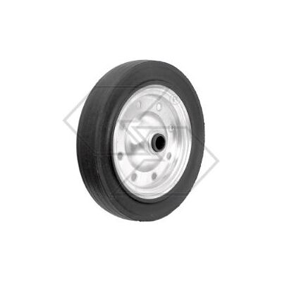 NEWGARDEN Rueda De Goma Maciza Con Disco Metálico Máquina Agrícola Ø 20mm Anchura Del Agujero 58mm NEWGARDEN Rueda De Goma Maciza Con Disco Metálico Máquina Agrícola Ø 20mm Anchura Del Agujero 58mm