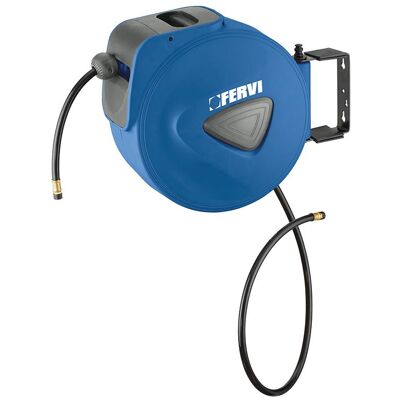 Enrollador De Tubo Auto Rentrante 15mt Fervi 0378/1510 Enrollador De Tubo Auto Rentrante 15mt Fervi 0378/1510