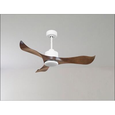 KLASSFAN Modulo Regular Ring - Super Destratificateur Et Ventilateur Dc 132 Cm Blanc Pales Bois Clair Sans Lumière 25 À 40 M² KLASSFAN Modulo Regular Ring - Super Destratificateur Et Ventilateur Dc 132 Cm Blanc Pales Bois Clair Sans Lumière 25 À 40 M²