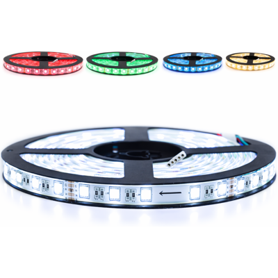SYSLED Kit De Cinta Profesional 5050 - 60 Leds/m - 5 M Rgbw (blanco Frío) A Prueba De Salpicaduras (ip65) Con Controlador Y Transformad Longitud: 5 Metros - Transformador: No Se Incluye La Fuente De Aliment SYSLED Kit De Cinta Profesional 5050 - 60 Leds/m - 5 M Rgbw (blanco Frío) A Prueba De Salpicaduras (ip65) Con Controlador Y Transformad Longitud: 5 Metros - Transformador: No Se Incluye La Fuente De Aliment