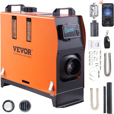 VEVOR Calentador De Aire Diésel Mophorn De 12 V Y 5 Kw Con Aplicación Bluetooth Y Pantalla Lcd Para Uso En Interiores En Vehículos Recreativos VEVOR Calentador De Aire Diésel Mophorn De 12 V Y 5 Kw Con Aplicación Bluetooth Y Pantalla Lcd Para Uso En Interiores En Vehículos Recreativos