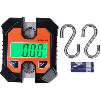 OEM Balanza Digital Para Grúa Con Ganchos, Pantalla Lcd, Suspensión Electrónica Para Uso Industrial, 100 Kg, 220 Lb -crezuo OEM Balanza Digital Para Grúa Con Ganchos, Pantalla Lcd, Suspensión Electrónica Para Uso Industrial, 100 Kg, 220 Lb -crezuo