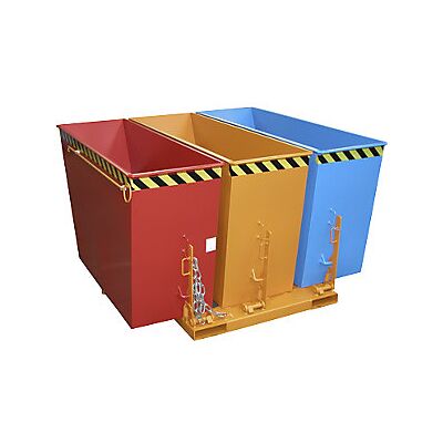 Bauer Volquete Con 3 Cubetas De 0,6 M³ Cada Uno Azul / Naranja / Bauer Volquete Con 3 Cubetas De 0,6 M³ Cada Uno Azul / Naranja /