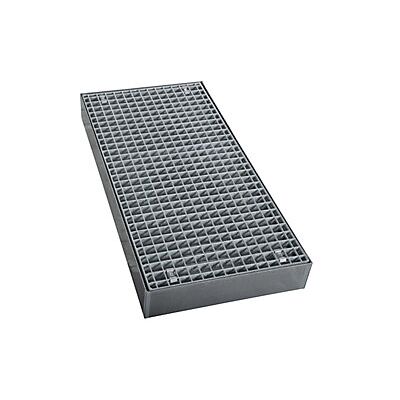 Certeo - Cubeta Plana De Acero Galvanizado Anchura 500 Mm Longitud Certeo - Cubeta Plana De Acero Galvanizado Anchura 500 Mm Longitud