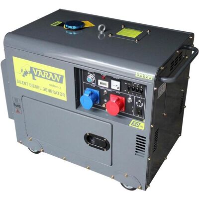 Varan Motors - 92623 Generador El�ctrico Di�sel Insonorizado, Grupo Electr�geno 5kva 400v & 230v Sin P�rdida Varan Motors - 92623 Generador El�ctrico Di�sel Insonorizado, Grupo Electr�geno 5kva 400v & 230v Sin P�rdida